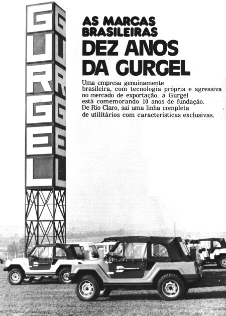 Dez anos da Gurgel