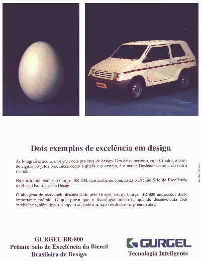 Dois exemplos de excelncia em design